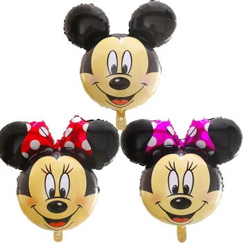 50pcs Gigant Mickey Minnie Mouse, Baloane Folie Desene animate de Ziua de nastere Decoratiuni Petrecere Copii, Petrecere Copil de Dus Baloon Jucării pentru Copii