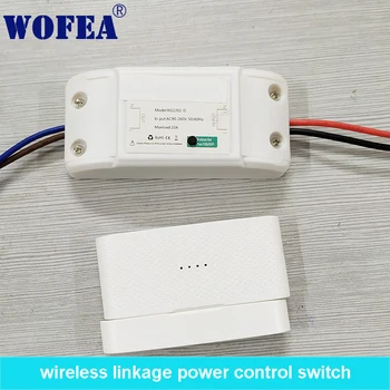 Wofea wireless hidraulic de putere comutator de control cu auto-on și auto-off 1 channal 95-260V 10A
