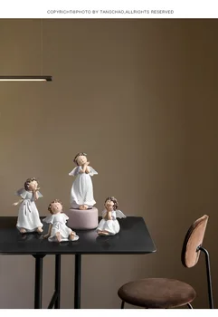 Europene Nordice înger mici ornamente de rasina de artizanat printesa vânt creative living televiziune cabinet moale podoabă