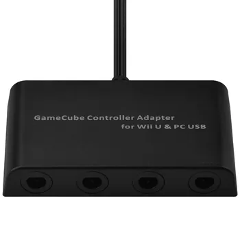 MAYFLASH 4 Porturi GameCube Controller USB Adaptor Convertor Pentru Nintendo Wii U, PC NGC Super Smash Brothers