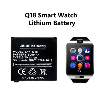 Înlocuire Baterie de Ceas pentru Q18 Ceas Inteligent,Baterie de Rezervă pentru Ceas Inteligent Q18,acumulator Li Polymer,3.7 V 500mah