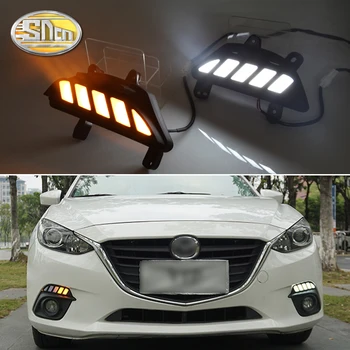 Pentru Mazda 3 2016 Dinamic de Semnalizare Releu Impermeabil Auto 12V LED DRL Daytime Running Light Lampa de Ceață Decor SNCN