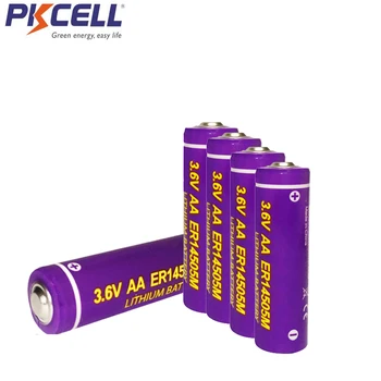 5PCS PKCELL ER14505M Li-SOCl2 Baterie 1800mAh 3.6 V Tip Putere Baterii cu Litiu Pentru GPS de Urmărire Camere de Memorie de rezervă
