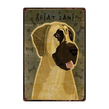 [ Kelly66 ] Câinele Și Pisica de Metal Semn Tin Poster Decor Acasă Bara de Perete de Arta Pictura de 20*30 CM Dimensiune Dy55