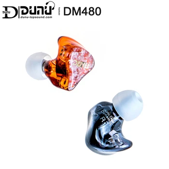 DUNU DM480 Titan Dublu Dynamic Driver În ureche Căști cu 2 Pini/0.78 mm Cablu Detașabil Imprimate 3D Shell DM-480