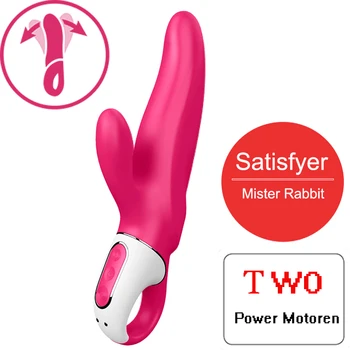 Germania Satisfyer Vibratii 2powerful putere motoare Silicon rabbit vibrator dildo-uri pentru femei jucării Sexuale g spot stimulator clitoris