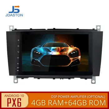 JDASTON PX6 4G RAM Auto 2Din Radio Player GPS pentru Mercedes Benz Clasa SLK R171 SLK200 SLK280 SLK300 SLK350 SLK55 2004-2011 Nici un DVD