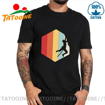 Tatooine Epocă Bouldering și Escaladă Merch T camasa barbati Retro Rock Climber T-shirt de Munte Urca Îmbrăcăminte Urca Îmbrăcăminte