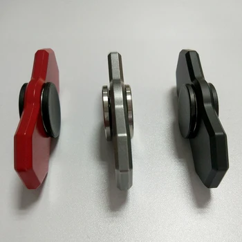 Oțel degetul Spinner Frământa Jucării negru Argintiu EDC Parte Rotativa din Metal Frământa Spinner și ADHD Adulti handspinner Jucării SL88A