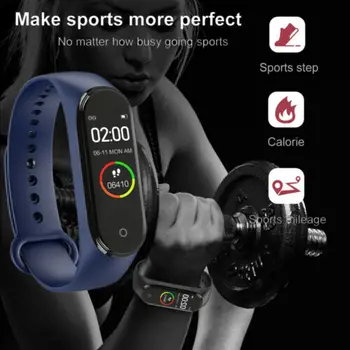 Ecran Color Bărbați Electronice Ceas de Cuplu Heart Rate Monitor Mesaj de Memento Ceas Pedometru Bluetooth Dispozitiv Portabil Femei