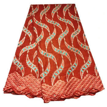 Nigerian dantela tesatura elvețian voile dantela tesatura pentru femei rochie 5yards africane tesatura dantela cu pietre