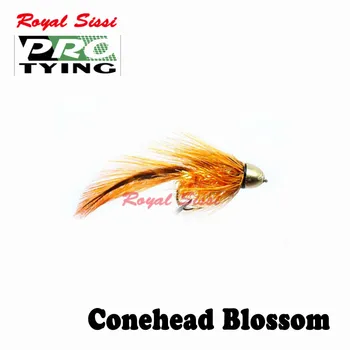 Royal Sissi PRO LEAGĂ 4buc/cutie fierbinte 8# conehead Domnisoara strălucire streamer zboară cu hackle throax Bass Pike de pescuit zbura atrage mustele