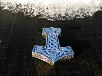 Mjolnir Pandantiv Viking Bijuterii Ciocanul lui Thor Scandinave Nordici Amuleta mjolnir colier talisman mjolnir
