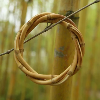 Unic Lucrate Manual Răsucite Naturale De Bambus Rădăcină Brățară Brățară