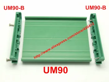 UM90 priză de curent electric pe șină DIN PCB Montare pe Baze dinrail titularii de pcb standard de 35mm pe șină DIN cutie de plastic cu șină DIN