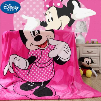 Disney Pătură Mickey Minnie cusatura Congelate Flanel Moale Desene animate pătură pentru Copii pe Pat Canapea extensibilă pentru copii pătură de lână
