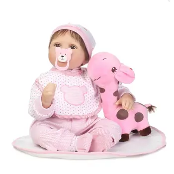 NPK renăscut baby doll papusa de vinil silicon moale touch reale în aceeași îmbrăcăminte ca pisture mai bune jucării și cadouri pentru copii