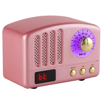 Retro Radio - Difuzor Portabil Fit Stil Vintage Dimensiune Mini Difuzor Bluetooth cu Radio FM