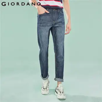 Giordano Barbati Blugi De Brand De Moda Casual Sex Masculin Pantaloni Din Denim De Bumbac Clasic Blugi Conice Masculina Mijlocul Naștere Pantaloni Din Denim