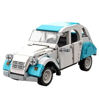760pcs MOC Colecția de Mașini Clasice Model Blocuri Technic Vehicul Copii DIY de Învățământ Cărămizi Jucarii pentru Copii Cadou de Crăciun
