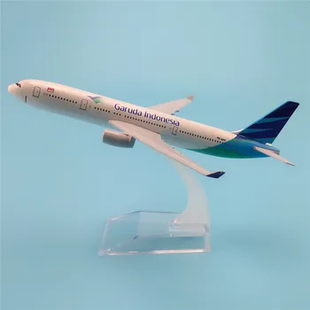 16cm Metal Aeronave Model de Avion Air, Garuda Indonesia Airlines Airbus 330 A330 Airways Avion Model w Stand
