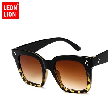 LeonLion 2021 Moda de Lux ochelari de Soare Patrati Femei Barbat/Femei Ochelari de Soare Clasic Vintage UV400 în aer liber Oculos De Sol