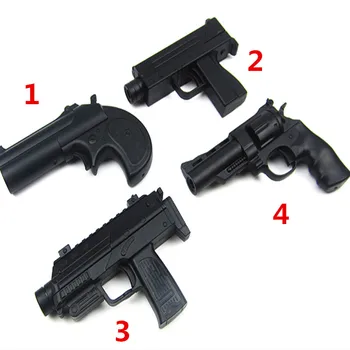 2 BUC aer liber Arme de Jucarie 1:6 Metale Plastic Mini Pistol Moale Glonț de Pistol Împușcat Baiat Cadou de Aliaj CS Joc pentru Copii cadouri Manuală, Pistol de Jucărie