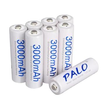 20buc/5card PALO AA Baterii Reîncărcabile AA Ni-MH 1.2 V 3000mAh Ni-MH 2A Pre-încărcat Bateria Acumulatori pentru aparatul Foto