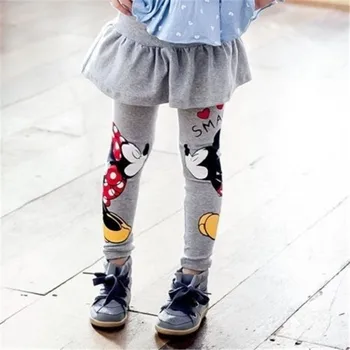 2016 New Sosire Copil Copii Fata Copii mici Fete Legging Fusta-Pantaloni pentru Copii Girls Fusta pantaloni bootcut Pentru 2-7Kid