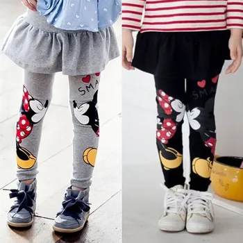 2016 New Sosire Copil Copii Fata Copii mici Fete Legging Fusta-Pantaloni pentru Copii Girls Fusta pantaloni bootcut Pentru 2-7Kid