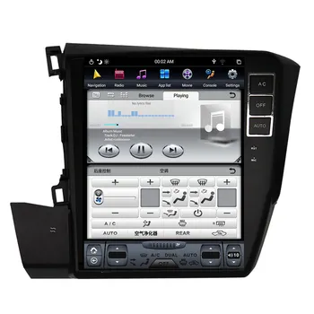 Android 9.0 px6 Tesla stil Car DVD GPS Navigatie Pentru Honda Civic 2012 Șef Unitate Multimedia player casetofon Stereo
