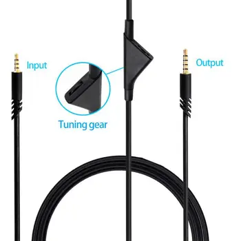 Casti Cablu Cablu Audio cu Funcție de Reglare pentru Logitech Astro A10 A40 A40tr Cască