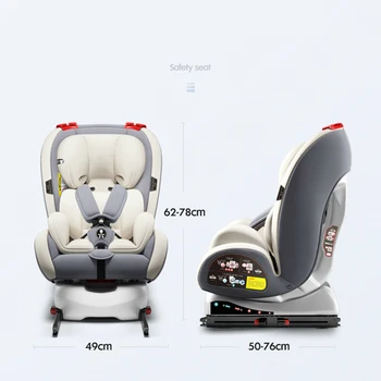 Masina de uz General 0-12y Copil Masina Scaun de Siguranță Convertibile Portabil Scaune de Masina pentru Copii Respirabil HDPE Material Nou-nascuti Scaun de Siguranță