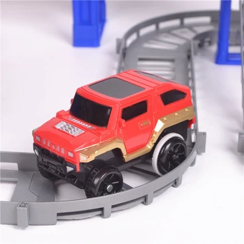 Magic 5.5 cm Rutier Feroviar Piesa Auto Jucării DIY Electric Masina de Curse de Tren Model Educațional de Asamblare a liniilor de cale Ferată Jucărie Pentru Copil Cadou