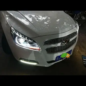Semnalizare laterale Iluminat Cob Styling de Zi de Funcționare Luces Led Para Auto Drl Faruri Auto Lumina de Asamblare PENTRU Chevrolet Malibu