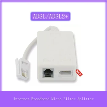 ADSL/ADSL2+ Microfiltru Internet în Bandă largă Micro Filtru Separator Cu Cablu de Plumb