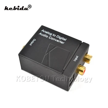 Kebidu Convertor Digital Analog RL RCA să Optic Coaxial Toslink S/PDIF SPDIF Audio Convertor Adaptor pentru Apple TV CD DVD