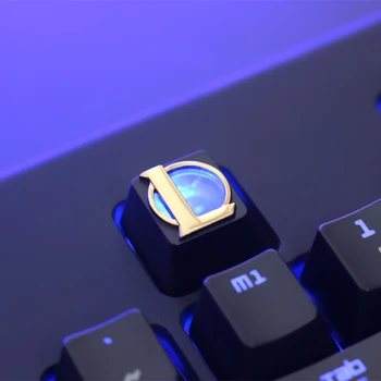 Keycap 1 buc League of Legends （LOL） Personalitate de relief zinc din aliaj de aluminiu de metal tastă tastatură mecanică R4 înălțime buton