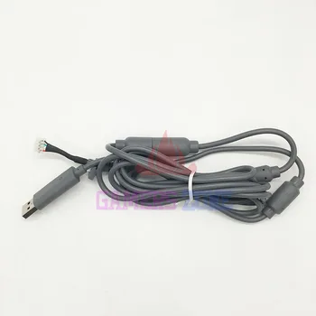 10BUC Negru, Gri 4 Pin cu Fir Controler Cablu de Interfață W/ USB Cablu de reținere Pentru controller XBOX 360