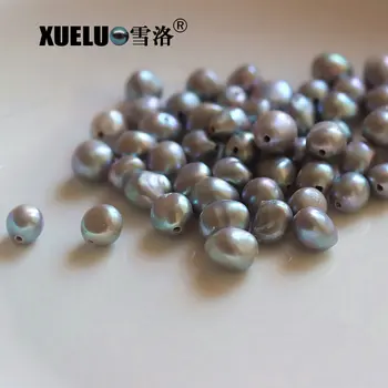 XUELUO 10buc/pachet 12-14mm Grey Mari Baroc Neregulate Natural Autentic de Cultură de apă Dulce Gaură Mare în Vrac Pearl Margele DIY perle