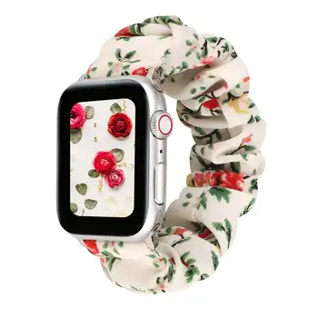 Elastic de par Curea Pentru Apple Watch 5 Trupa 44mm 40mm Femei Curea Curea Bratara Apple Watch Seria 5 4 3 2 1 iWatch Banda 38 42mm