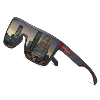 AOFLY Brand Polarizat ochelari de Soare Barbati de Moda Supradimensionate Flexibil Cadru Pătrat de sex Masculin Ochelari de Soare Pentru Condus Ochelari de cal zonnebril heren