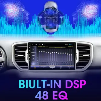 2Din Android 10 Radio Auto Multimedia Player Video Pentru KIA Sportage KX5 2016-2018 de navigare GPS RDS 4G Net DSP+48EQ IPS 6+128G