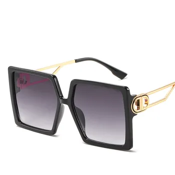 Brand de lux ochelari de Soare Pentru Femei 2021 Tendință de Designer Supradimensionat ochelari de soare de sex Feminin Popular Retro Ochelari de Soare Nuante Pentru Femei UV400