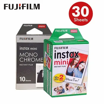 30 De Coli Originale Fuji Fujifilm Instax Mini 8 Film Monocrom Mono Alb .Film pentru .Mini 9 11 70 50 90 25 de Fotografiat link-ul de liplay