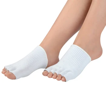 Sunvo Cinci Degete picior din Față Șosete pentru Femei Exfoliante Spa Purta Hidratare de Îngrijire a Pielii Crăpate de Protecție Șosete Insertii Picior Tampoane