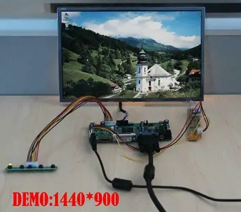 Yqwsyxl Control Board Monitor Kit pentru LP171WP4-TLB1 LP171WP4-TLB5 HDMI+DVI+VGA LCD ecran cu LED-uri Controler de Bord Driver