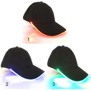 Noua Moda Strălucire în Întuneric Lumina LED Pălărie de Baseball Capace Luminoase de Vacanță Palarie Unisex