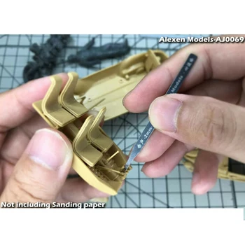 10in1 din Oțel Inoxidabil Model de Slefuire Stick pentru Gundam Militare Aj0069 Subțire de uz General Șlefuire Rod Hobby Model de Instrument de luare