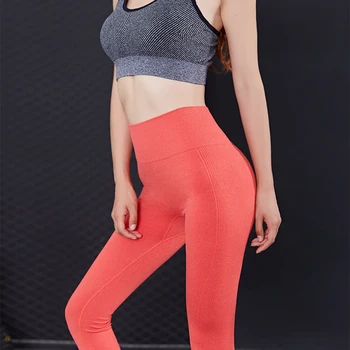 Anti-sudoare Pantaloni de Yoga Talie Mare Legging Burtica de Control Push-Up fără Sudură Colanti Sport Femei Fitness Purta Trainning